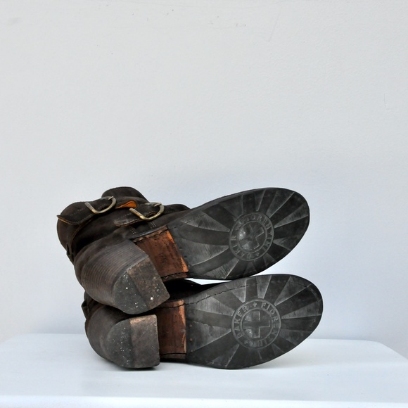 Fiorentini+Baker Brown Leather Suede Ankle Boots - Picture 10 of 11